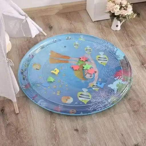 Baby Inflatable Tummy Time Water Play Mat – 65 x 65 cm