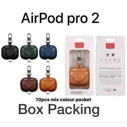 AirPods leather-style case