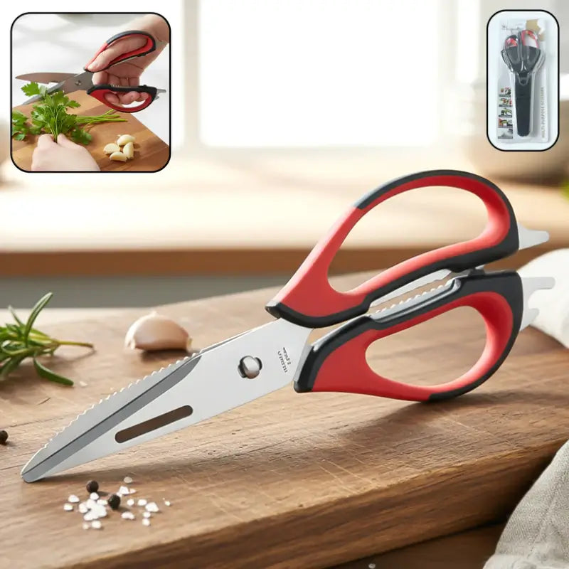 Heavy-Duty Kitchen Scissors | Multipurpose Food Preparation Shears