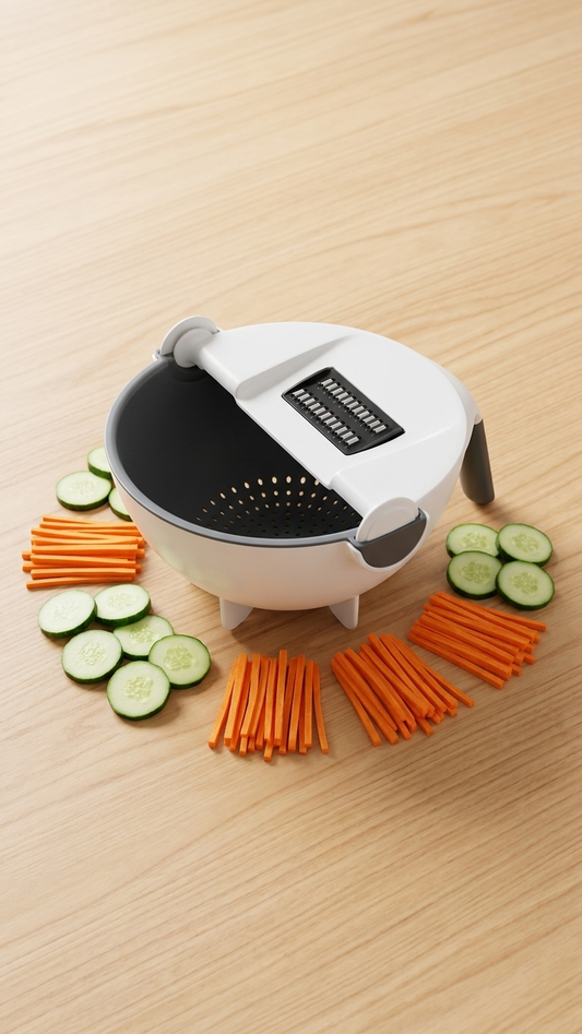 Vegetable Cutter with Drain Basket