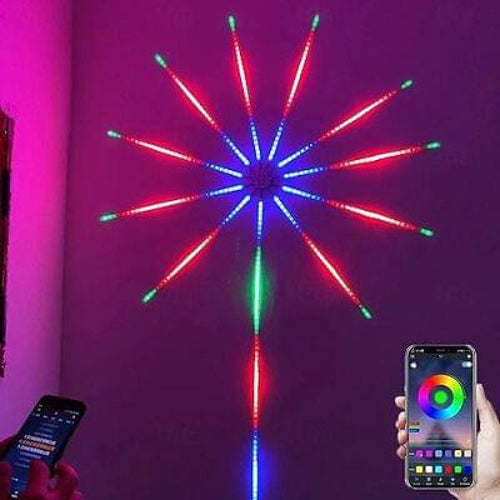 Wall rgb smart light with phone connected