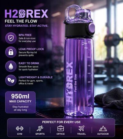 Hydrex primium transparent bottle