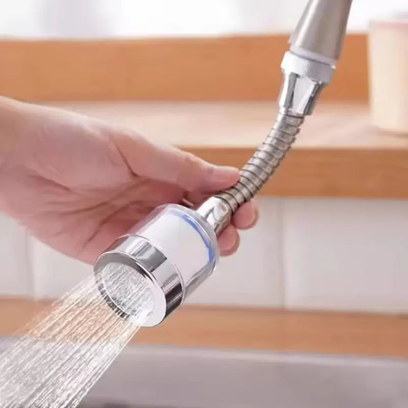 Water-Saving Faucet Sprinkler – 360° Flexible Tap Aerator with High Pressure Spray Nozzle for Kitchen & Bathroom