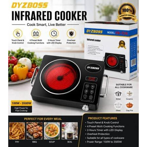 3500W infrared electric cooktop
