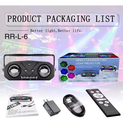 5 in 1 disco projector