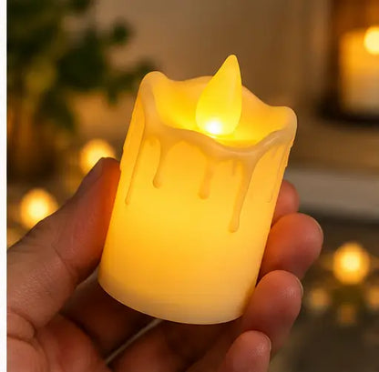 LED Candle Lights – Pack of 6 Decorative Diwali Candle Lamps