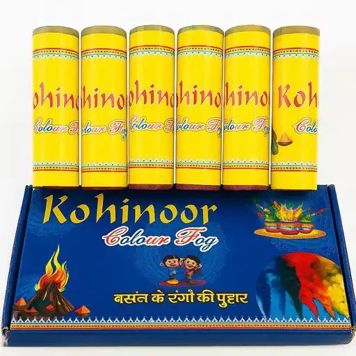 Colour Smoke Pyro Refill Pack | 6 Pcs | Wedding, Party & Entry Special Effects