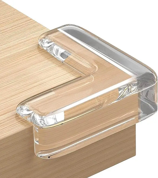 Pack of 12 pcs Silicon Corner Protector for Sharp Edges, Edge Protector for Furniture, Table Corner Guards for Sharp Edges, Baby Proofing Edge & Corner Guards (12 pcs, Transparent)