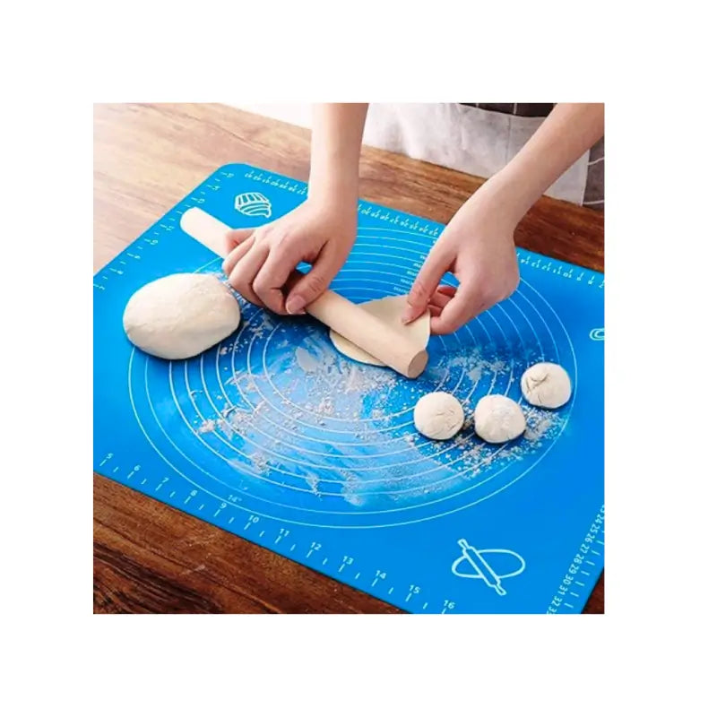 Premium Silicone Roti & Chapati Making Mat 50 x 40 cm | Non-Stick Baking Mat