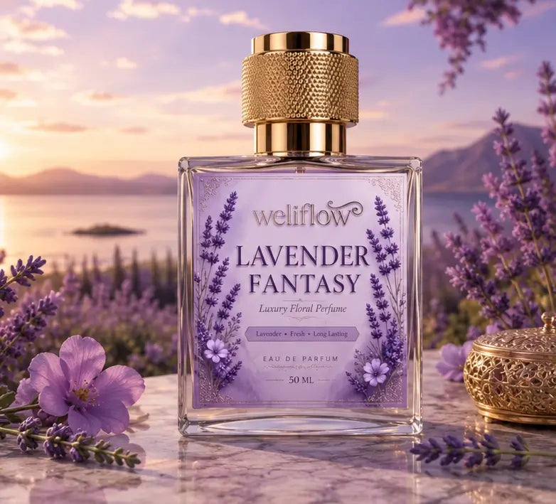 WeliFlow Lavender Fantasy Eau De Parfum – 50ml Premium Floral Long Lasting Perfume for Women ( default, OS )
