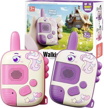 Unicorn Walkie Talkies for Kids Ages 3-9