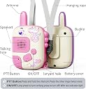 Unicorn Walkie Talkies for Kids Ages 3-9