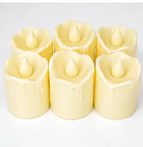 LED Candle Lights – Pack of 6 Decorative Diwali Candle Lamps