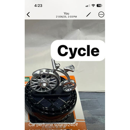 Cycle perfume air freshener