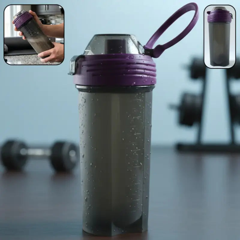 700ml Protein Shaker Bottle | Leak-Resistant Flip Lid & Carry Loop