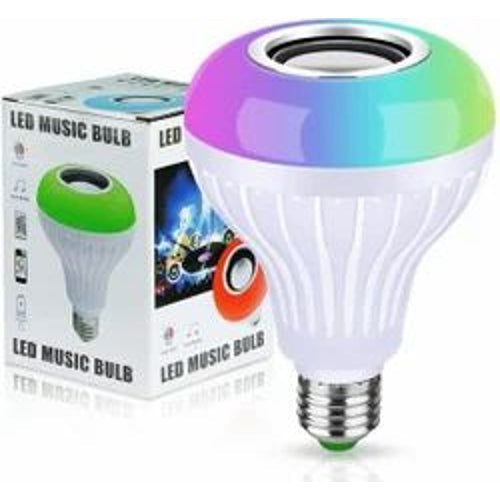 LED music bulb with Bluetooth speaker