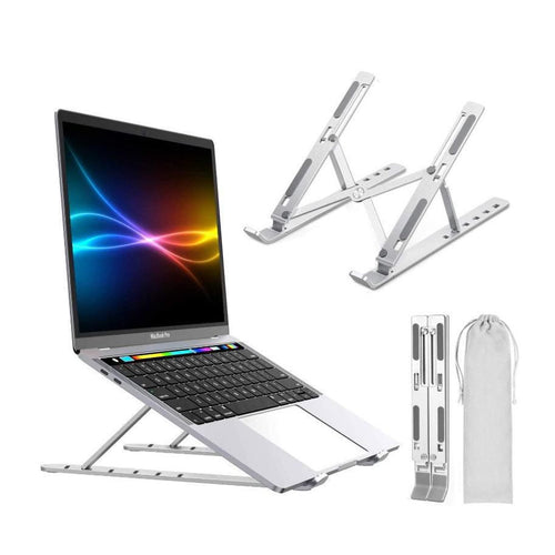Adjustable metal laptop stand