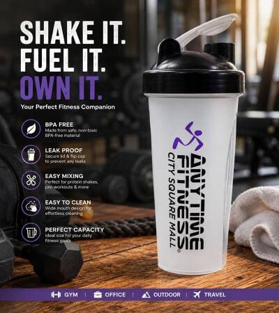 Premium printed gym shaker bottle
