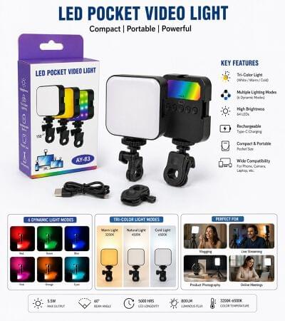 RGB selfie light