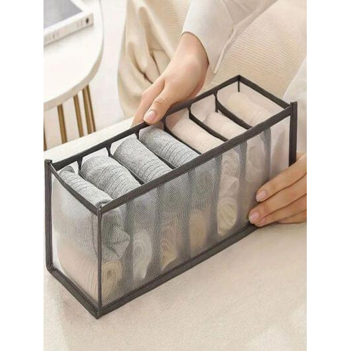 Socks and Innerwear Organizer Box - Wardrobe Drawer Storage Divider