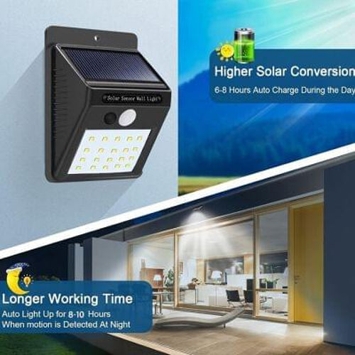 Solar rechargeable LED light
