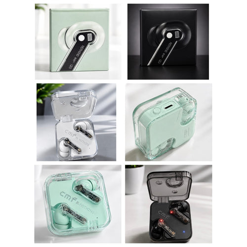 Transparent wireless earbuds
